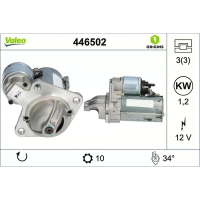 Startér VALEO 446502