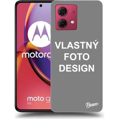 Picasee silikónové Motorola Moto G84 5G - Vlastný design/motiv čierne