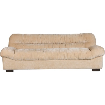 Dutchbone Бежов кадифен диван 214 cm Douglas - Dutchbone (1000910)