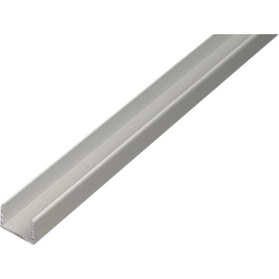 U-profil samosvorný, 22,5 × 22 × 1,8 mm, 1 m, hliník, 030883