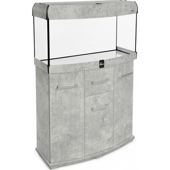 Diversa Solid LED akvarijní set vypouklý beton 112 l