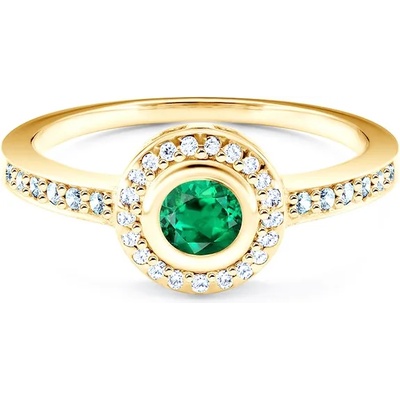 SAVICKI Пръстен Secret Garden: злато, смарагд