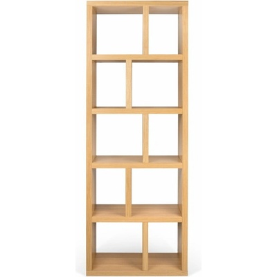 Knižnica v dekore duba v prírodnej farbe 70x198 cm Berlin – TemaHome