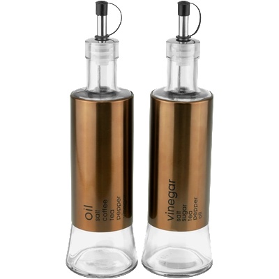 TOP-Бутилки за олио и оцет 320ml 2-ка БРОНЗ (338110BZ) (0132149)