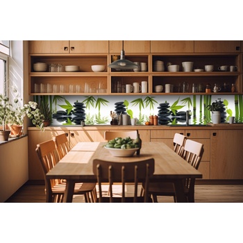 DIMEX ART s. r. o Фототапет за кухня - дзен камъни 420 x 60 см