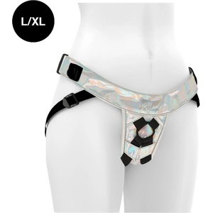 Mythology fantasy harness Колан за дилдо сребрист Fantasy Mythology L/XL