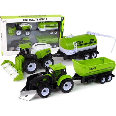 Mamido Set poľnohospodárskych vozidiel, traktory, cisternový náves