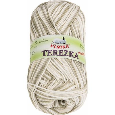 BELLATEX Priadza Terezka multi 50 g - 250 biela, béžová, hnedá