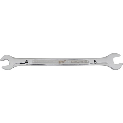 Milwaukee Obojstranný otvorený vidlicový kľúč 4 mm x 5 mm 4932492715