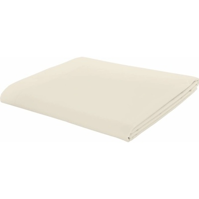 Catherine Lansfield Easy Iron Percale prostěradlo béžové bílé 275x275