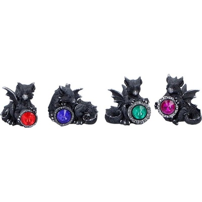 Nemesis Now Комплект статуетки Nemesis Now Fantasy: Dragons - Midnight Reward, 5 cm (S7452A26)