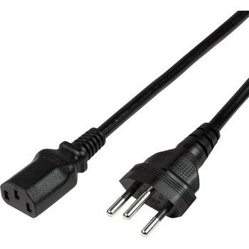 LogiLink Захранващ кабел Logilink, SEV1011 (CH) съгласно IEC C13, 1, 8 м