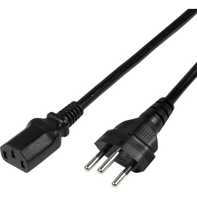 LogiLink Захранващ кабел Logilink, SEV1011 (CH) съгласно IEC C13, 1, 8 м