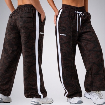 Oversized tepláky POWER 896 Dark brown camo DARK BROWN CAMO