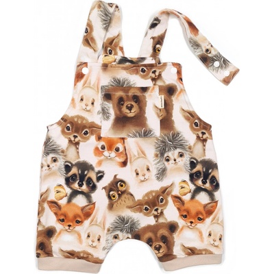 Dětské laclové kalhoty krátké