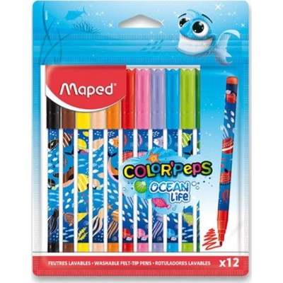 Maped Fixy Color'Peps Ocean Life Decorated 154964 12ks