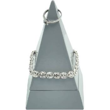 Stackers Стойка за бижута Pyramid голяма сива (73716)