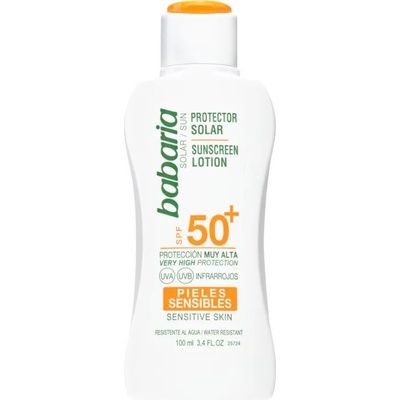 Babaria Sun Sensitive слънцезащитно мляко за чувствителна кожа SPF 50+ 100ml