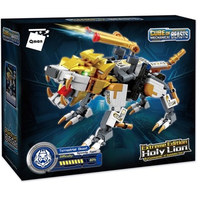 Qman Конструктор, Qman, Mechanical Beasts, Свещеният лъв, 273 части (Q41224)