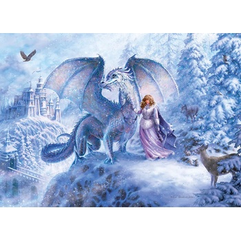 Cobble Hill - Puzzle Family Puzzle: Ice Dragon 350 - 350 piese