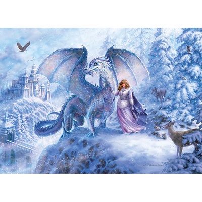 Cobble Hill - Puzzle Family Puzzle: Ice Dragon 350 - 350 piese