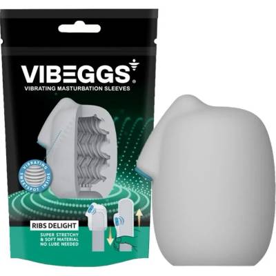 Вибро яйце за мастурбация, самосмазващо - Vibeggs Ribs Delight (VIBEGGS004)