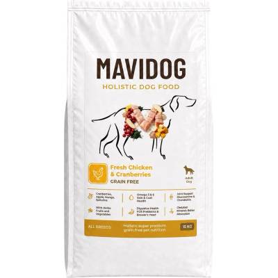 MAVIDOG HOLISTIC GF Adult - Fresh Chicken & Cranberries 15 кг