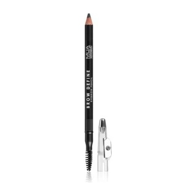 MUA Makeup Academy Brow Define dlouhotrvající tužka na obočí s kartáčkem Grey 1,2 g