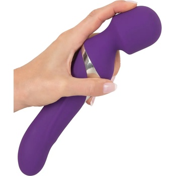Image 1 of Javida Wand & Pearl Vibrator Purple