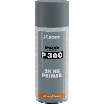 HB BODY P360 2K HS PRIMER SPRAY 400ml,červený