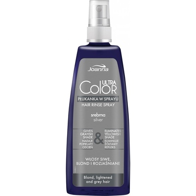 Joanna Ultra Color Silver Hair Rinse Spray tónovací přeliv ve spreji stříbrný 150 ml