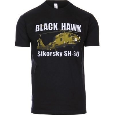 Fostex triko black HAWK SIKORSKY SH-60 černá