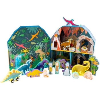 Floss&Rock Playbox s mi figúrkami Dinosaurus