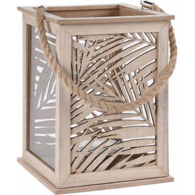 Lucerna ProGarden KO-NB1400590 Lucerna dřevěná se vzorem 18 x 25,5 cm