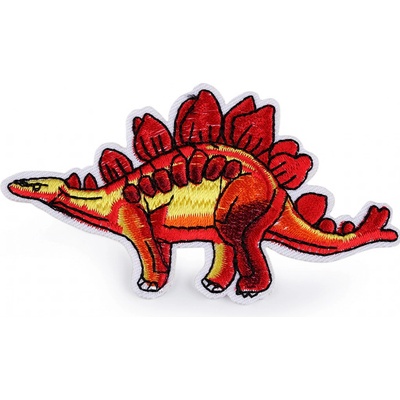 Prima-obchod Nažehlovačka dinosaurus, barva 3 červená