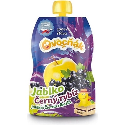 Ovocňák mošt jablko čierna ríbezľa 200 ml