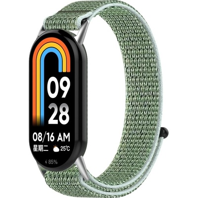 VSECHNONAMOBIL 87202 NYLON Vyměnitelný řemínek pro Xiaomi Smart Band 9 zelený