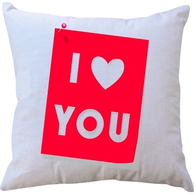 jaks Vankúš I love you 40x40