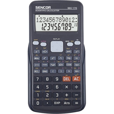 Sencor Научен калкулатор sencor sec-170 240 функции 2 реда 10+2 цифри (45014756)