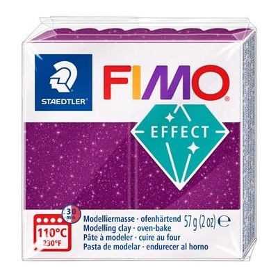 FIMO Глина, 57 g, горима, FIMO "Effect", лилав металик 8010-61 (8010-61)