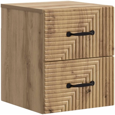 vidaXL Спален шкаф с монтаж на стена Дъб артизан 34, 5 x 33 x 40 см (898653)