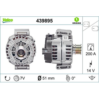 Alternátor VALEO 439895
