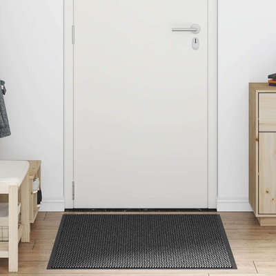 vidaXL Изтривалка, антрацит, 80х120 см (4105550)