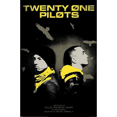 Plakát, Obraz - Twenty One Pilots - Trench Vultures, 61 × 91.5 cm – Zboží Mobilmania