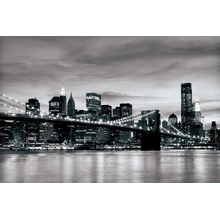 Donga Fototapeta Brooklyn Bridge čiernobiely rozmery 254x368 cm