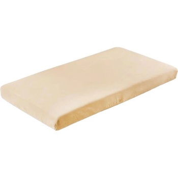 Sensillo Бебешки чаршаф с ластик Sensillo - 120 х 60 cm, капучино (SILLO-2203)