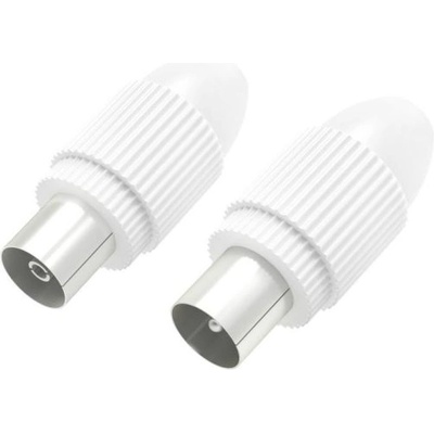 Hama Коаксиален комплект, мъжко/женско, захващане тип скоба (hama-205212)