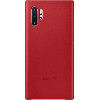Samsung Leather Cover EF-VN975LREGWW - оригинален кожен калъф (естествена кожа) за Samsung Note 10 Plus (червен)