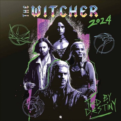 Oficiální nástěnný s plakátem The Witcher Zaklínač 30 x 30 60 cm 2024