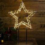 Brilagi - LED Външна коледна украса LED/3, 6W/230V IP44 44x30 cm звезда (BG2556)